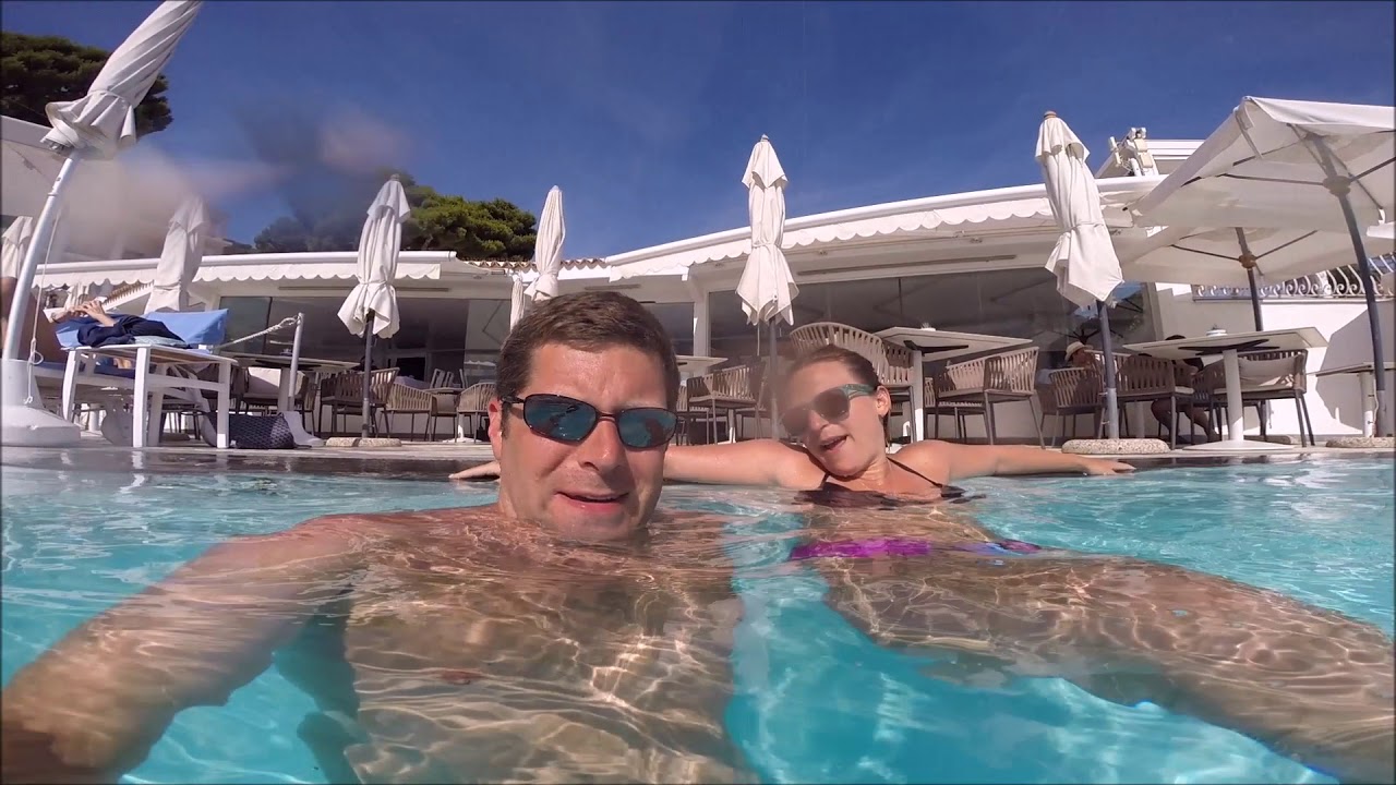 Italy Honeymoon Boat ride to Capri, Grand Hotel Quisisana