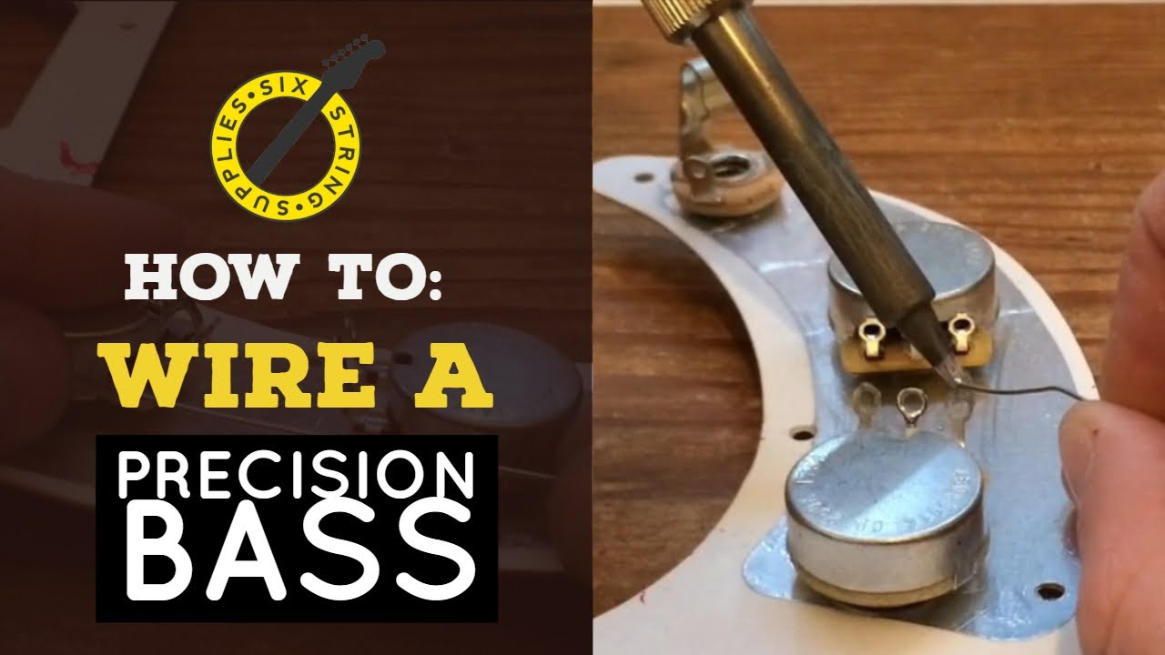 Precision Bass Wiring - How to Wire a Precision Bass