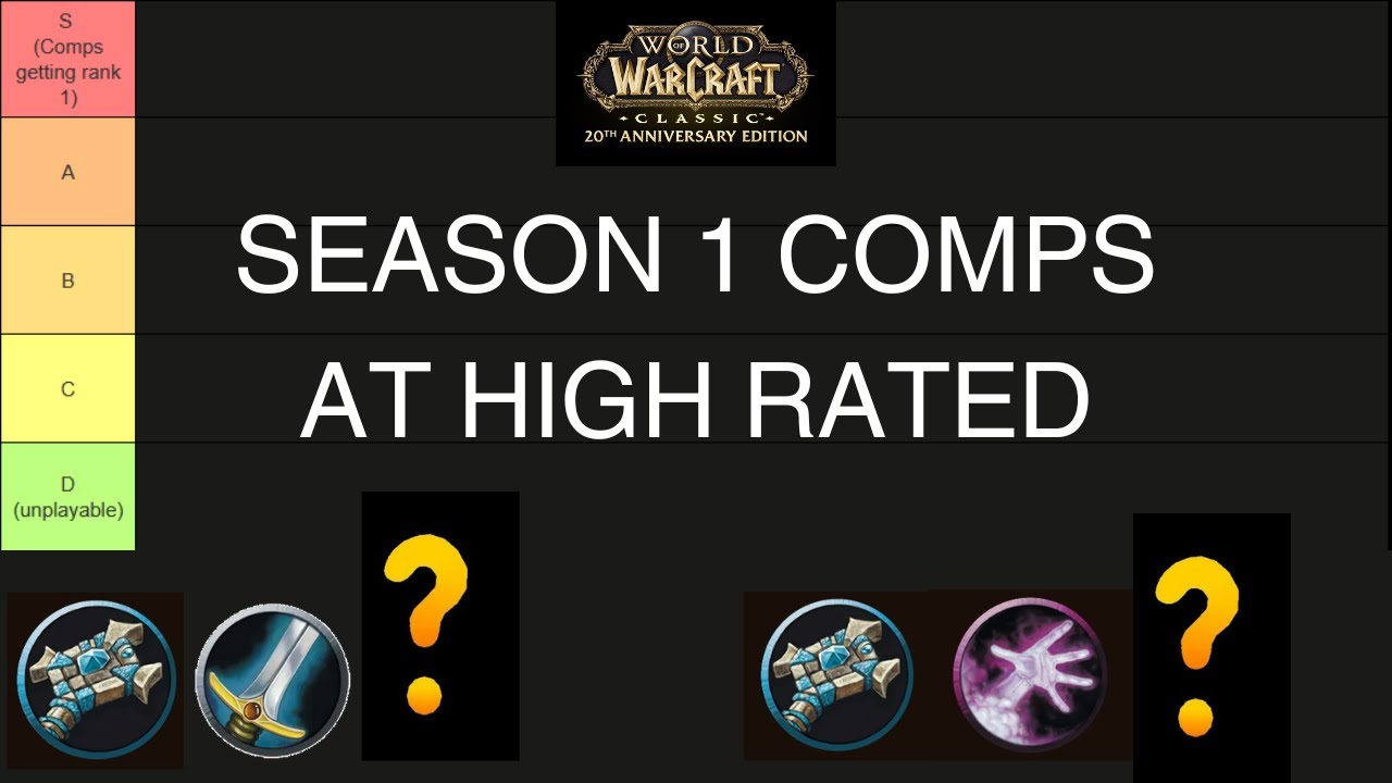 BEST 2v2 TBC Season 1 comps Tier list | TBC Anniversary