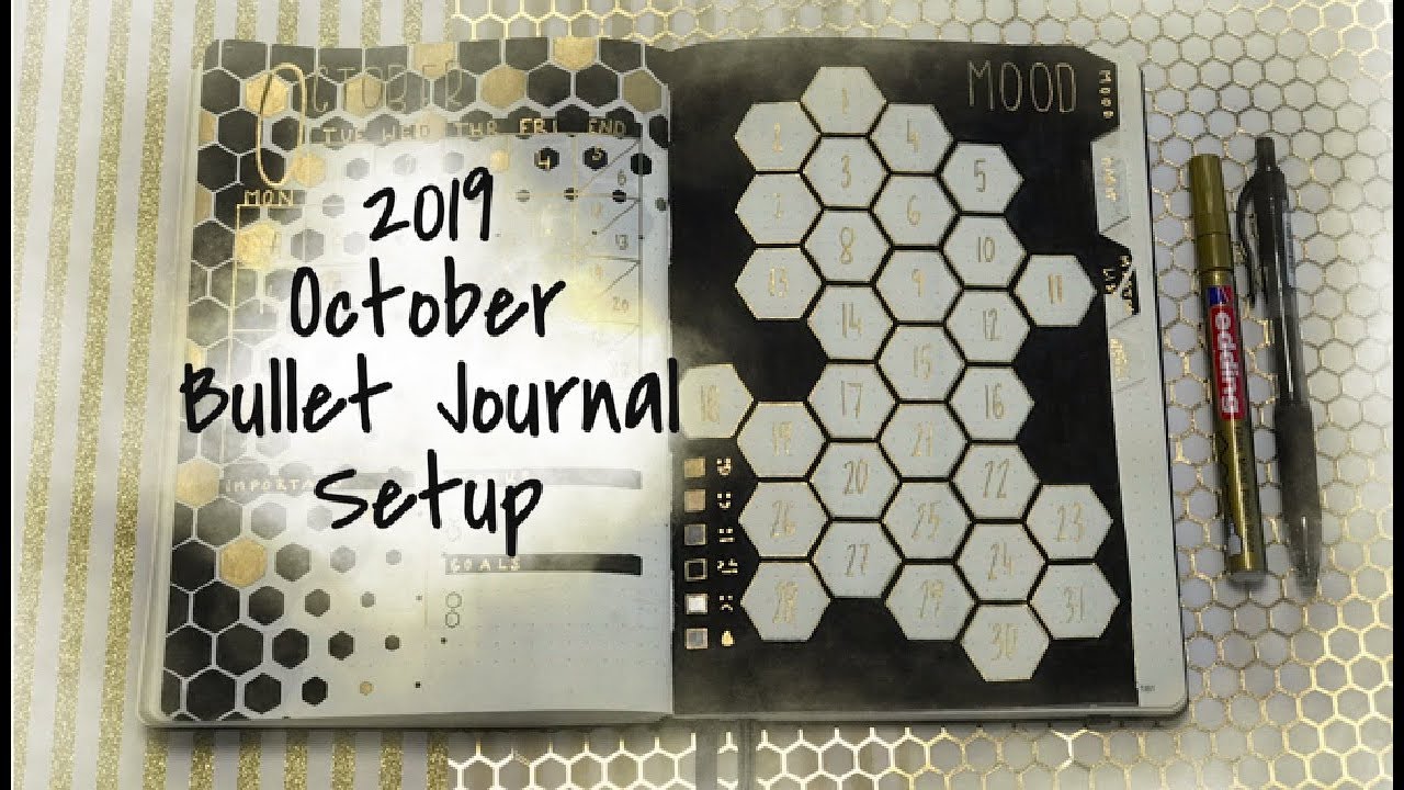 Bullet Journal October Setup 2019