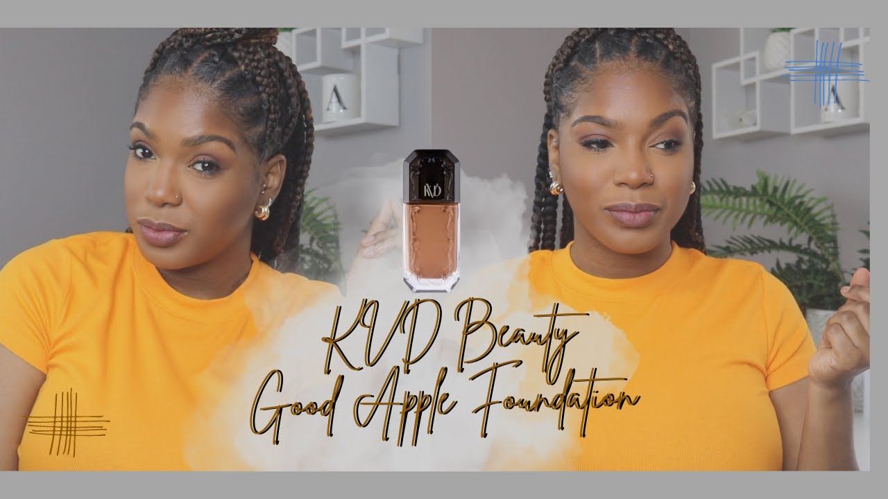KVD Good Apple Serum Foundation Review | Angie Monique 