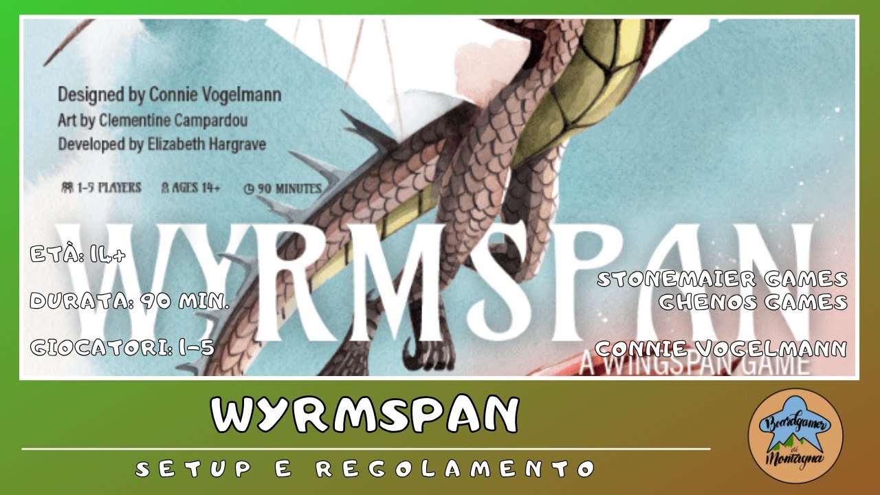 Wyrmspan - setup e regolamento in italiano (tutorial)