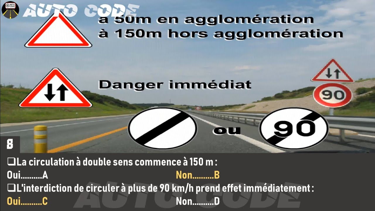 nouveau examen | Code de la Route 2020 😘 tests et cours pour le code 2020 examen piège série#7