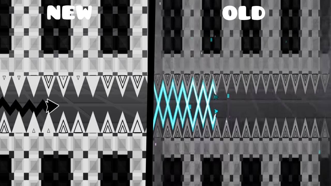 SILENT SILHOUETTE OLD UNNERFED VS NEW | 8K | Geometry dash
