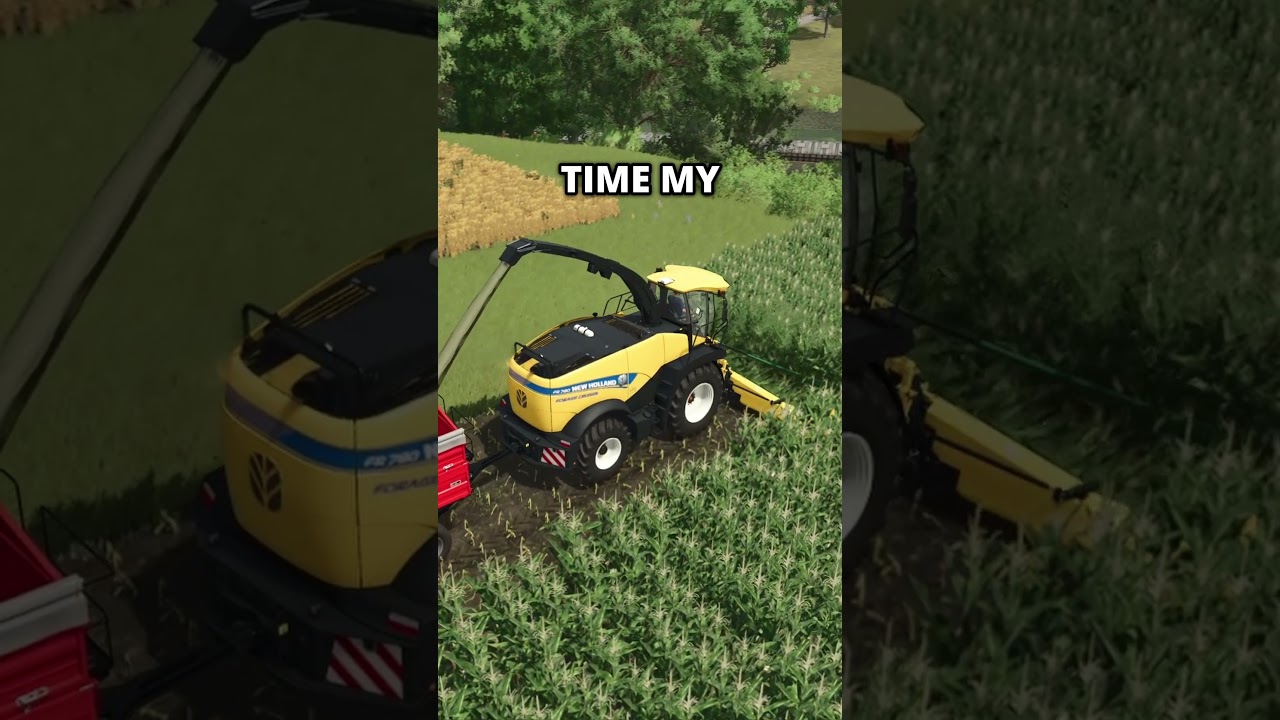 Собирает ли ИЗНОШЕННЫЙ КОРМОУБОРОЧНЫЙ КОМБАЙН меньше кукурузы в Farming Simulator 25? | Экспериме...