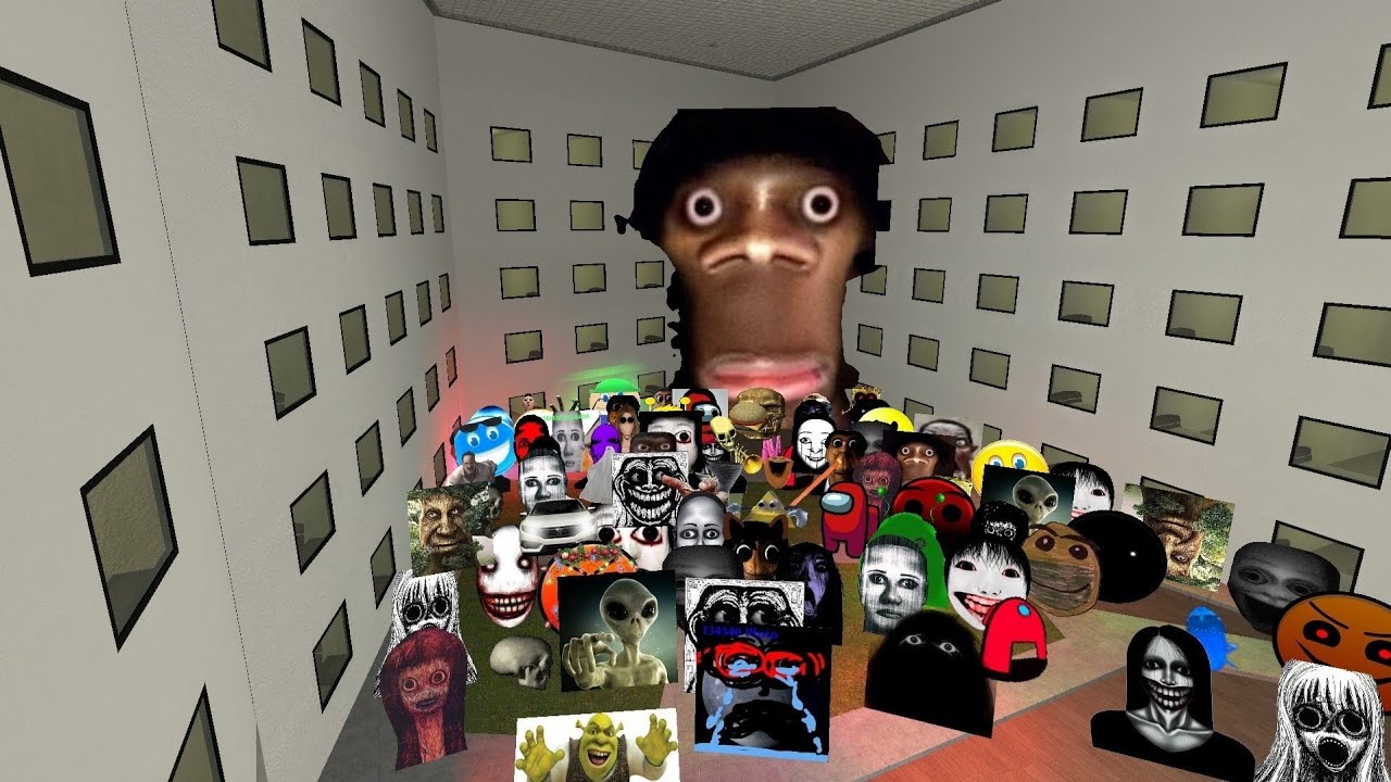 Too Much All Nexbots Chasing in Liminal Hotel Gmod #nextbot 