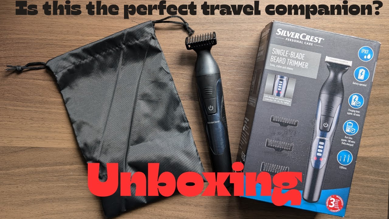 LIDL SilverCrest Beard Trimmer - Unboxing