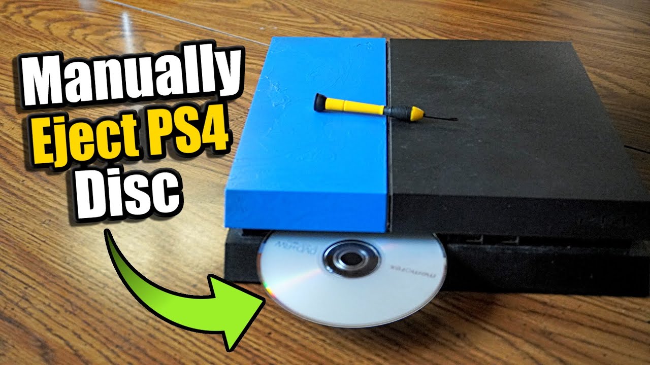Как вручную извлечь застрявший диск PS4! (Игры и фильмы)
