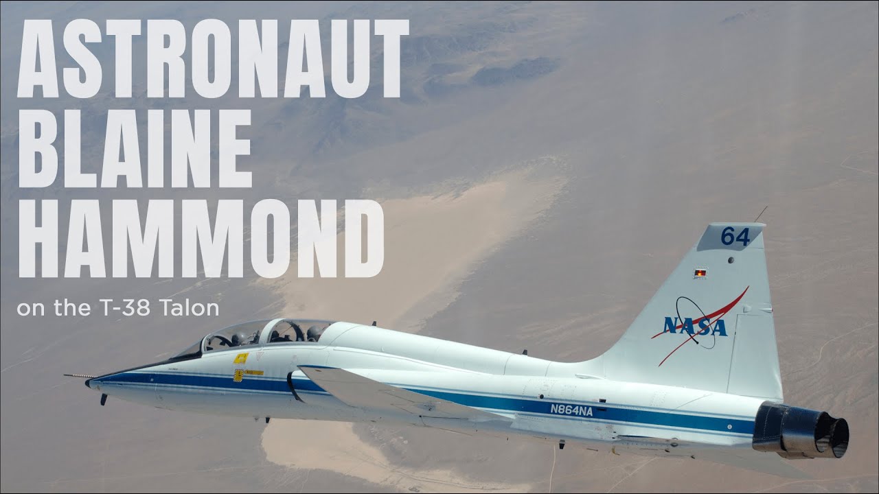 Blaine Hammond, Astronaut, on the T-38 Supersonic Jet