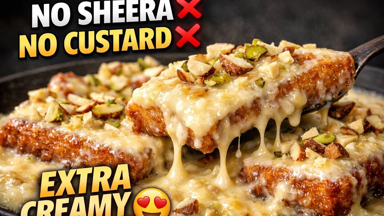 No Sheera, No Custard – Extra Creamy Shahi Tukray #ramzanspecial #cooking #eidspecial #easyrecipe