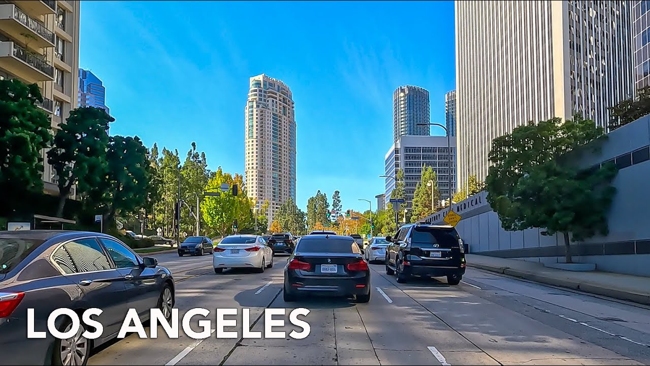Driving Beverly Hills to Santa Monica