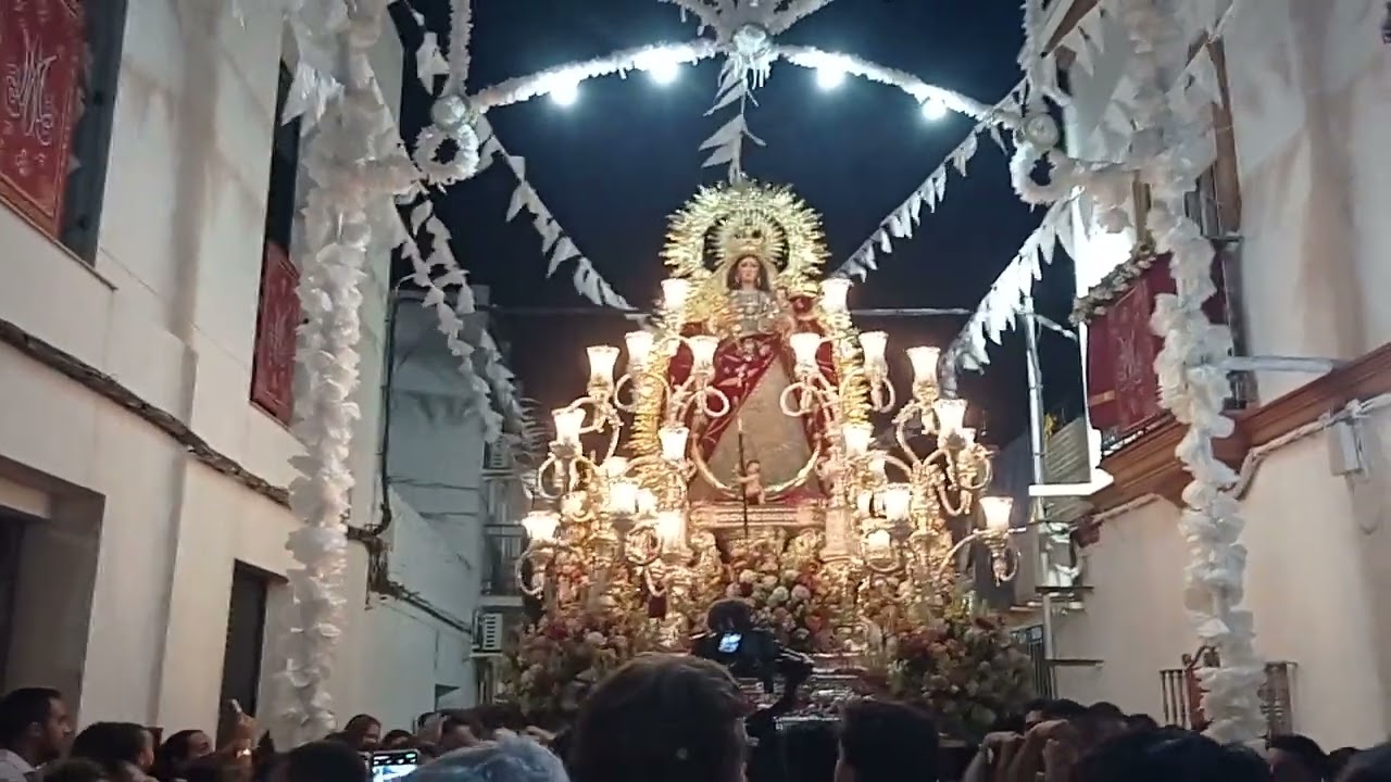 Procesión de la Virgen de las Nieves Coronada de Benacazón. Día del Romerito, 2025.