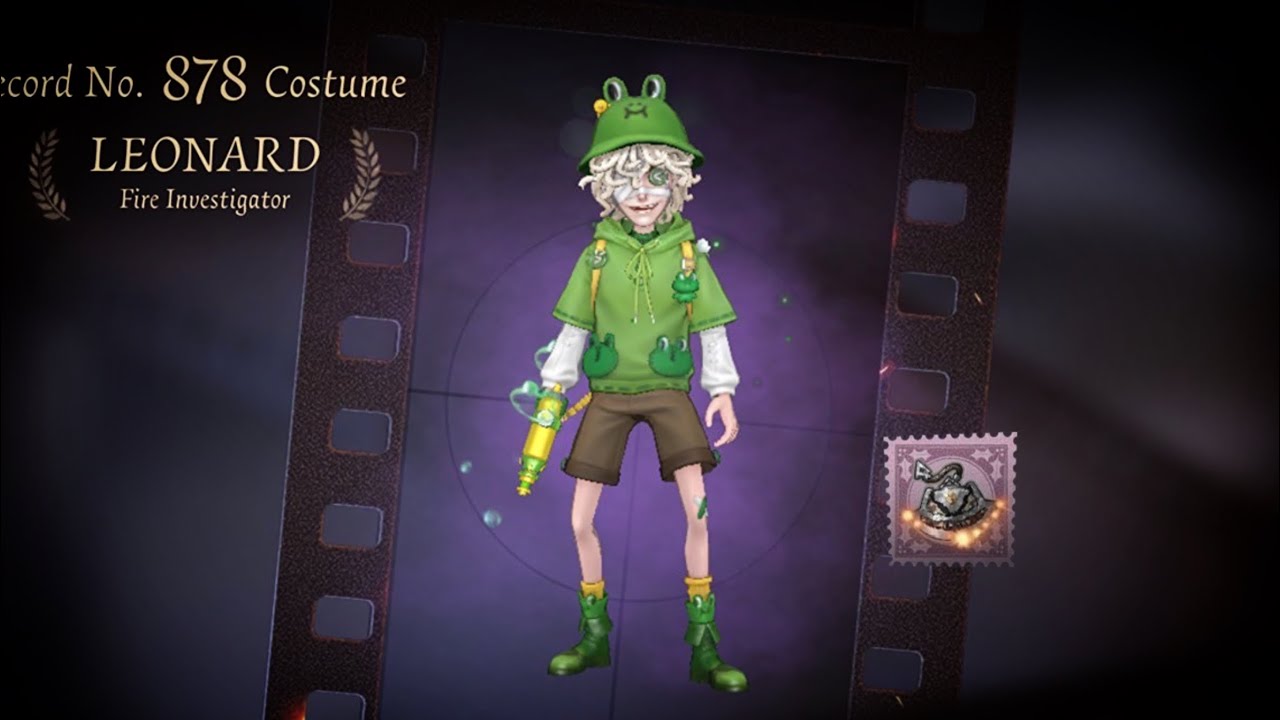 Identity V | Frog Boy Florian Is Here!!! He Is So ADORABLE￼!! Fire Investigator &ldquo;LEONARD&rdquo;