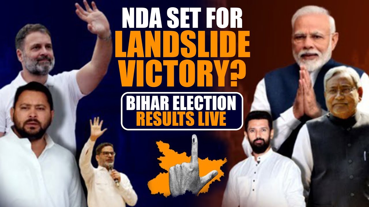 Bihar Election Results LIVE: | NDA LEADS in Early Trends |  NDA vs MGB | Tejashwi vs Nitish