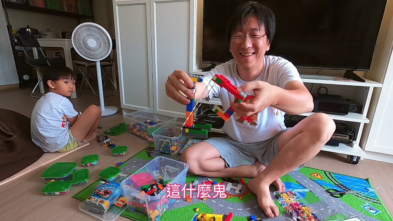 樂高浮在空中！實做神奇力矩平衡｜ LEGO tensegrity structure