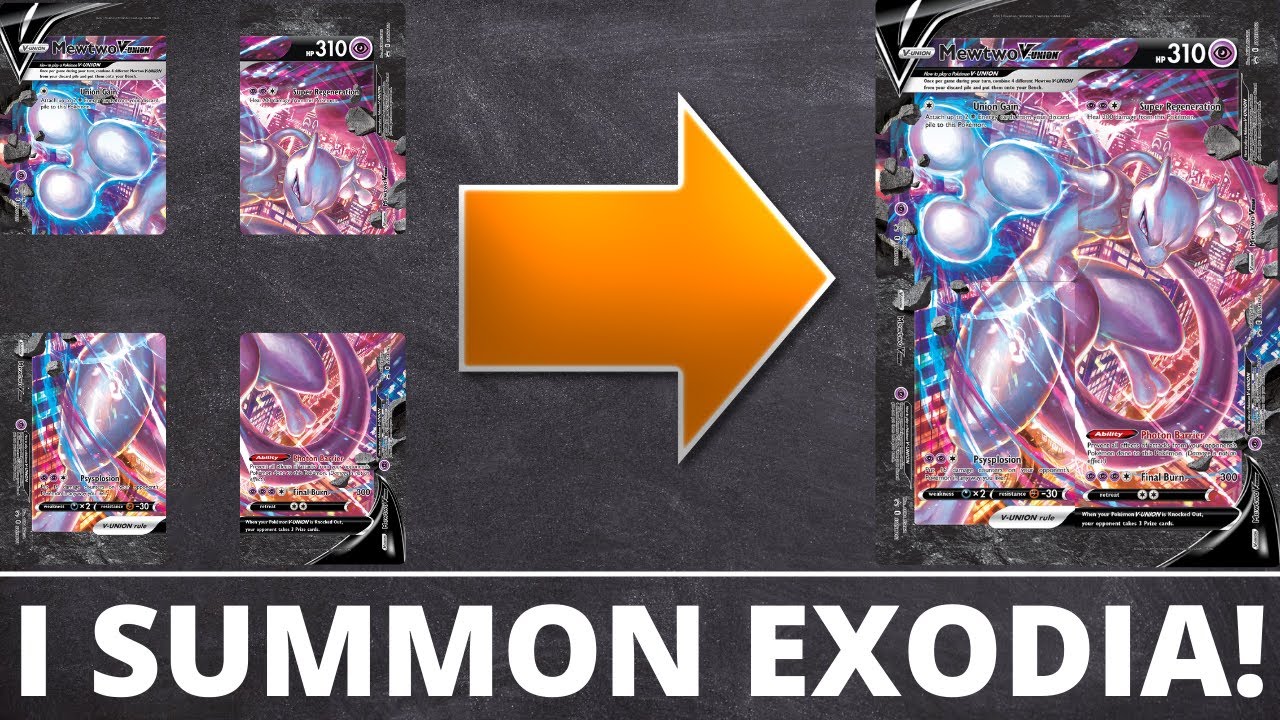 Mewtwo V-Union Deck List & Gameplay in Standard & Expanded