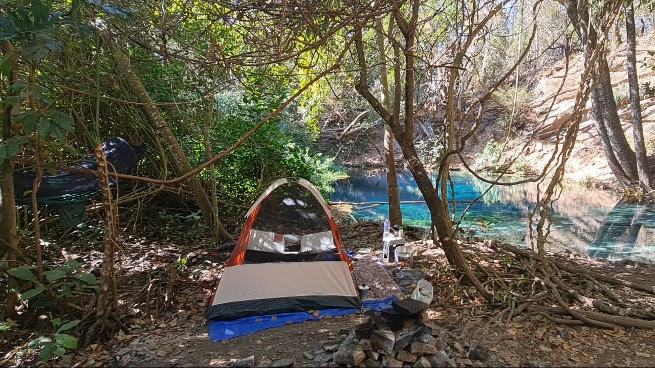 Motocamping Poço Azul em Bezerra de Goiás. 