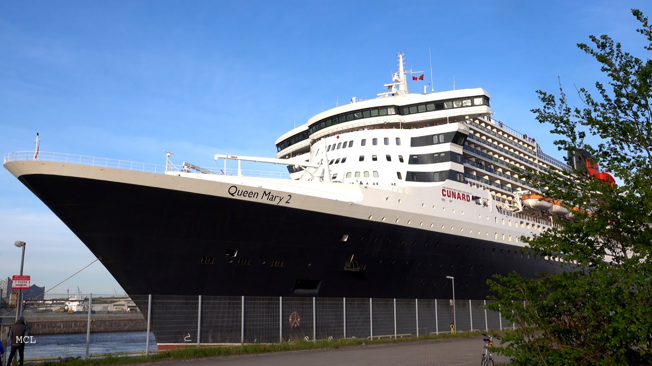 Queen Mary 2 / Auslaufen Steinwerder / Hamburg 09.05.2023