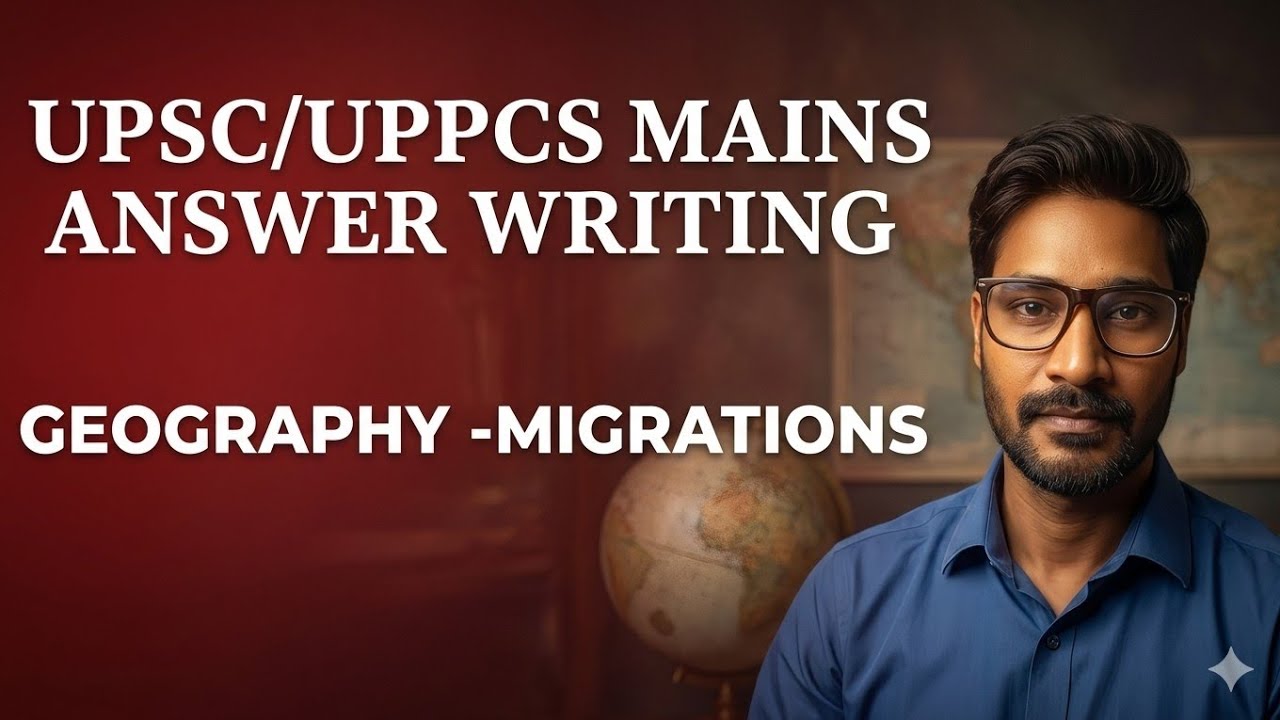 UPSC/PCS MAINS ANSWER WRITING -GEOGRAPHY -MIGRATIONS #mains answer writting #upsc mains #pcs mains 