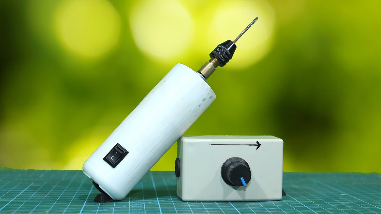 How To Make 12V Mini Powerful Drill Machine With Speed Control