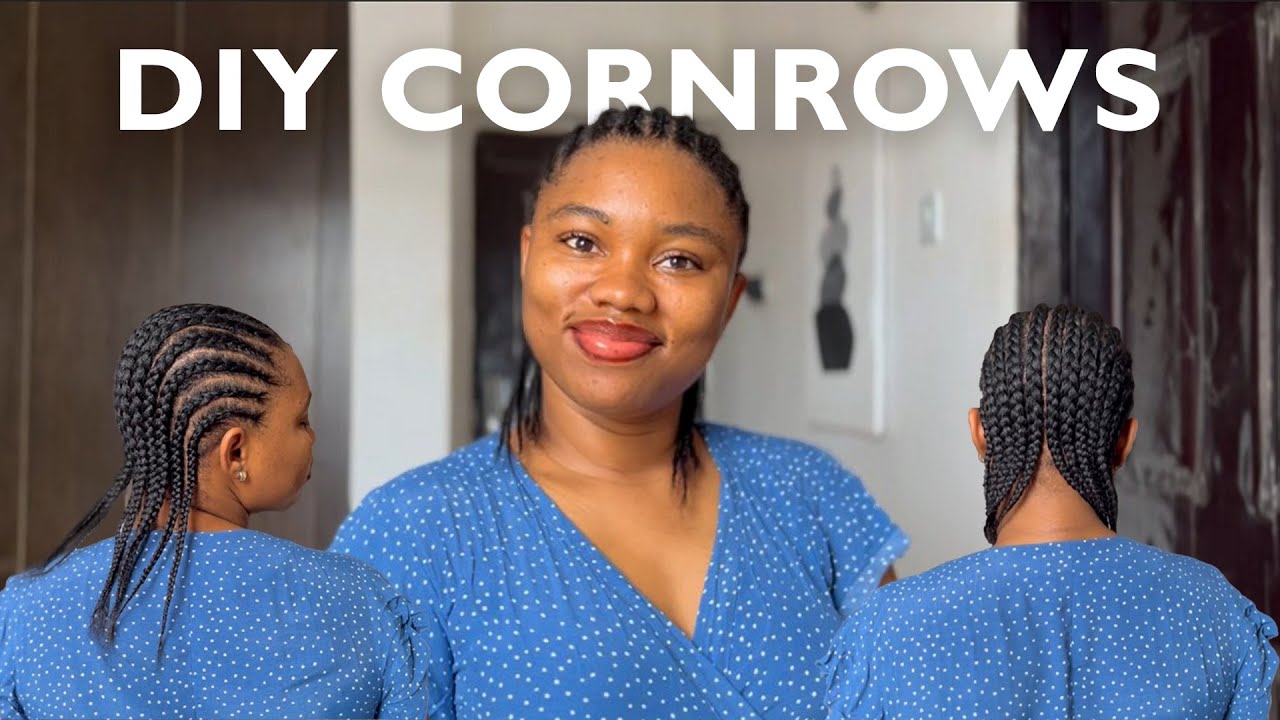 HOW TO BRAID/CORNROWS | REAL TIME TUTORIAL | Beginner Friendly | DIY