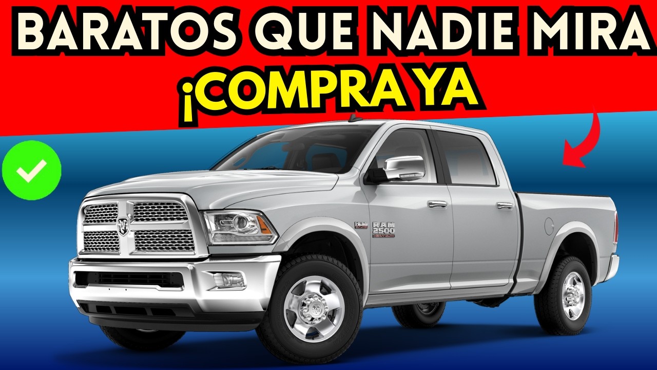 3 CAMIONETAS SÚPER BARATAS QUE NADIE COMPRA (PERO SON JOYAS OCULTAS) 🔥