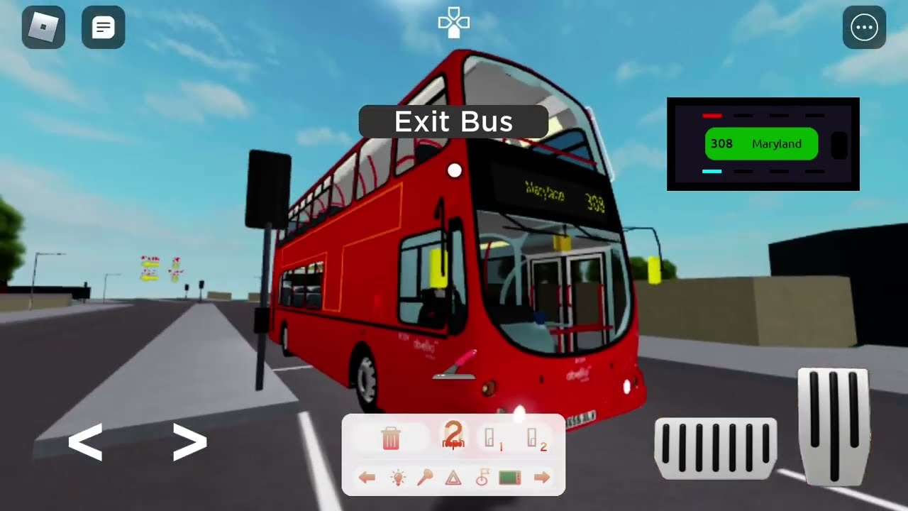 ROBLOX | London & East | Route 308 to Maryland | (Gamepass)Wright Gemini 1 B7TL
