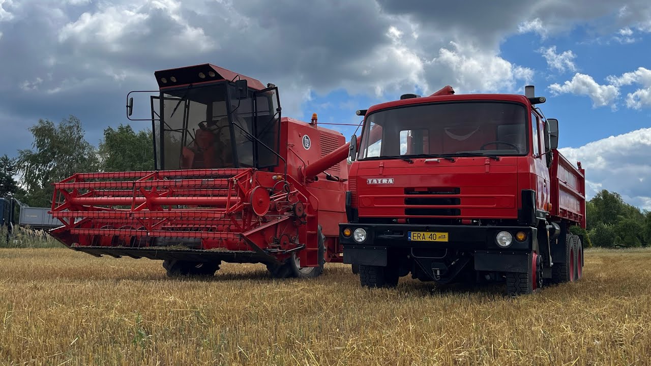 BIZON super Z056 TATRA 815 czyli polsko-czeska współpraca na GR ekologicznym, żniwa 2025 😁