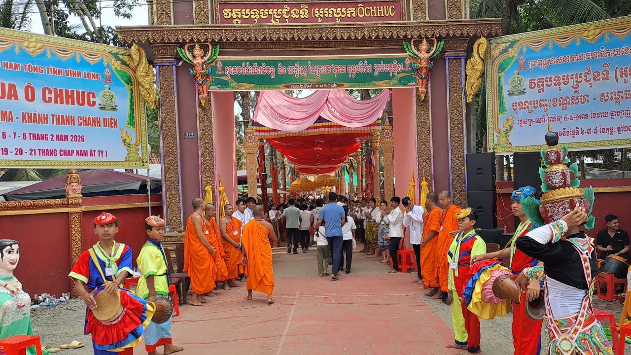 បុណ្យបញ្ចុះខ័ណ្ឌសីមា វត្តអូរឈូក/ Sayma chùa Ô Chhuc