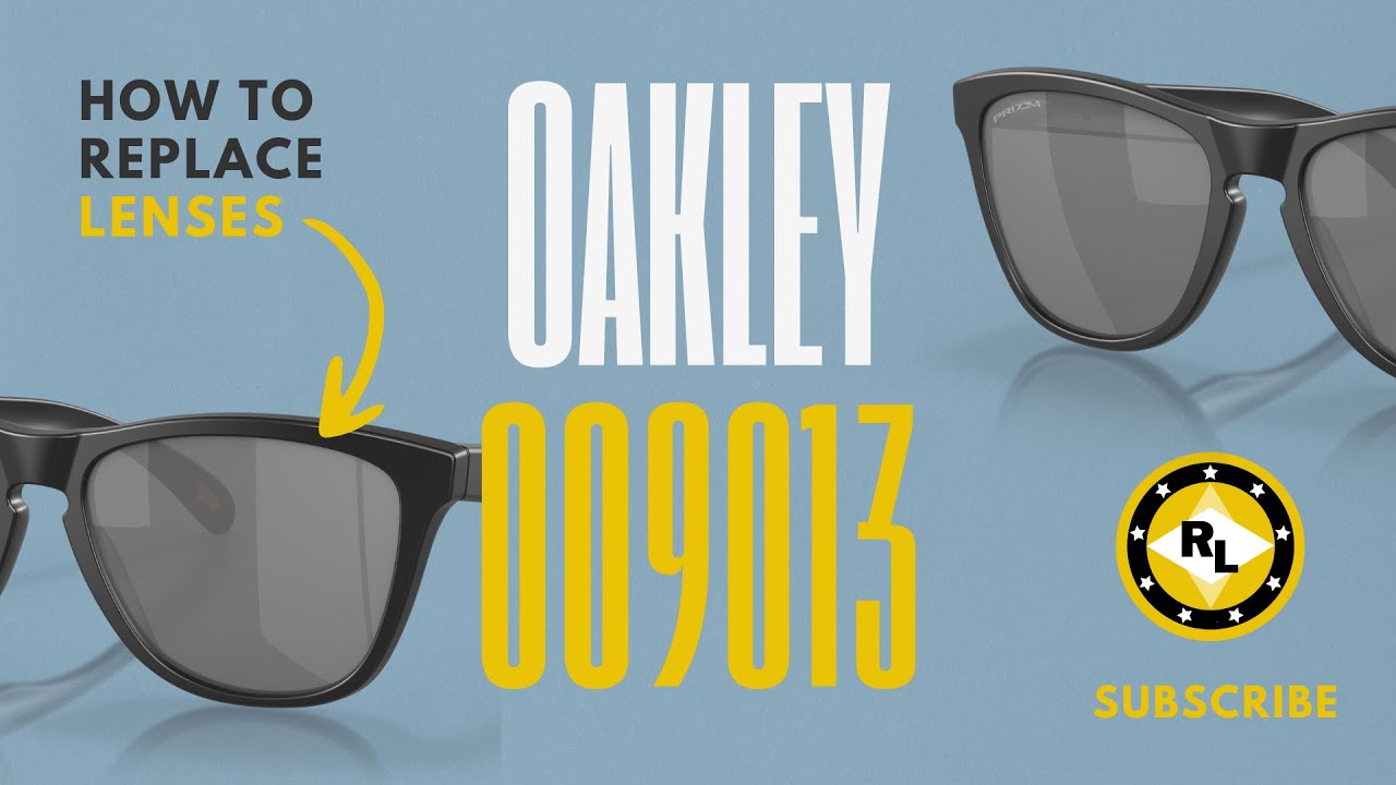 How to change the lenses Oakley 9013?