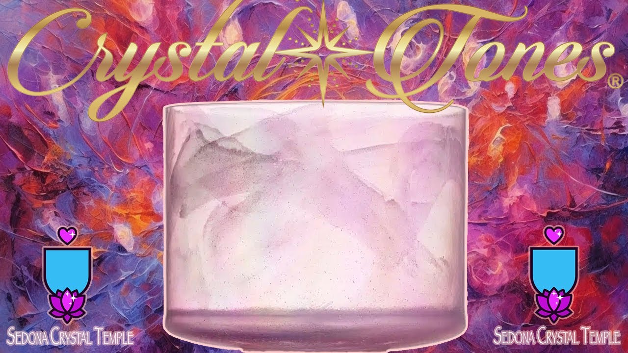 Azeztulite & Violet Flame Aura Alchemy Singing Bowl | Crystal Tones Sedona