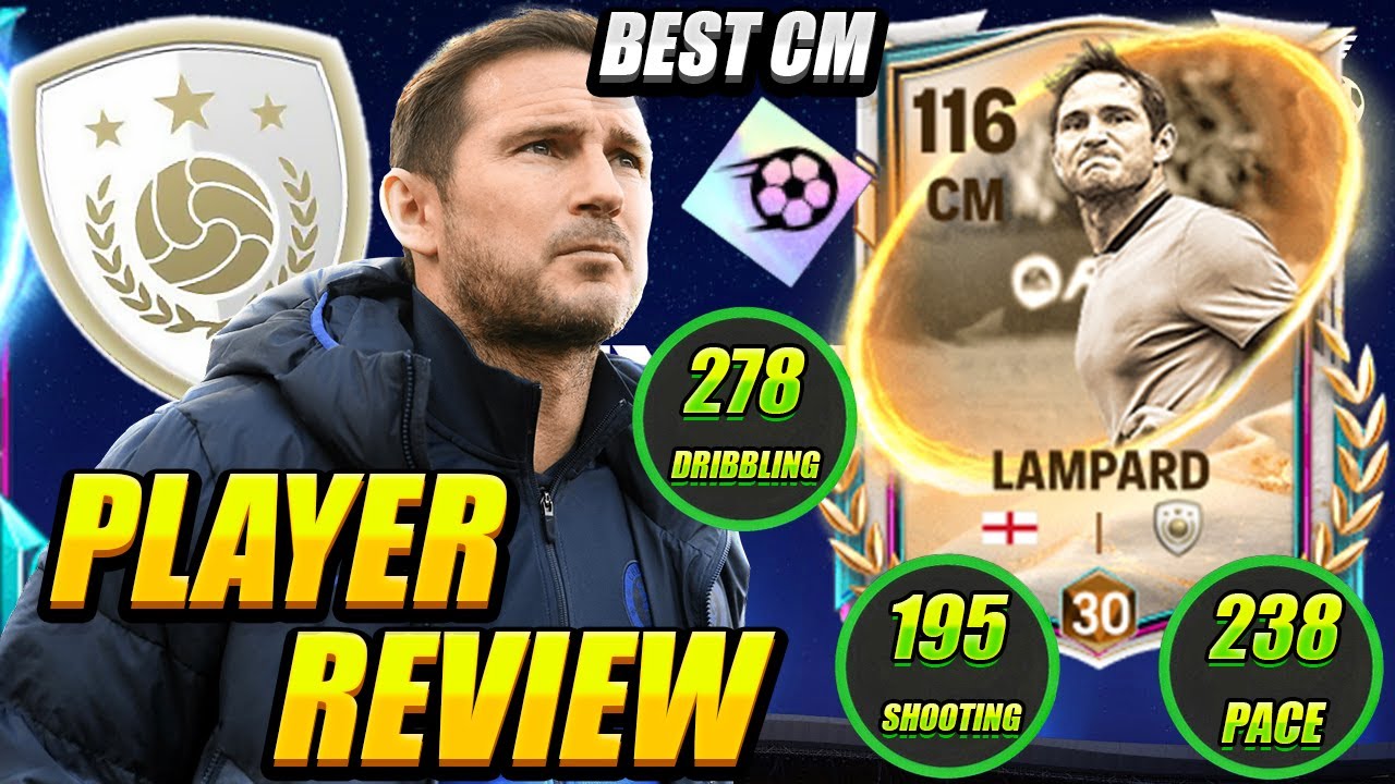 Best CM! Footyverse Icon Lampard Player Review! Lampard Review! FC Mobile 26 Lampard Player Review!