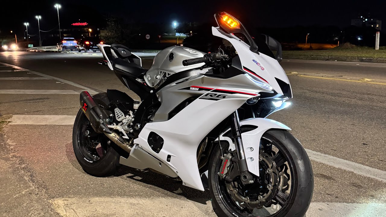 ACELEREI A YAMAHA R6 PELA PRIMEIRA VEZ