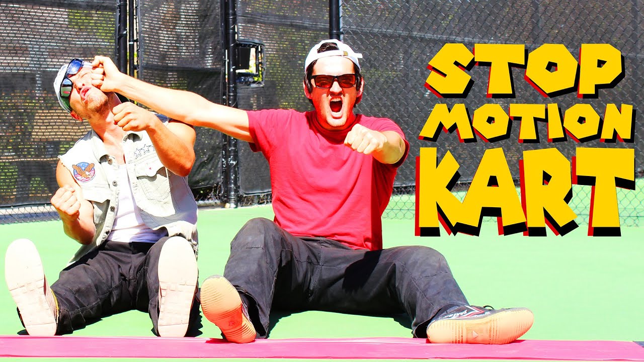 STOP MOTION MARIO KART! (Pixilation Race) Rustic B