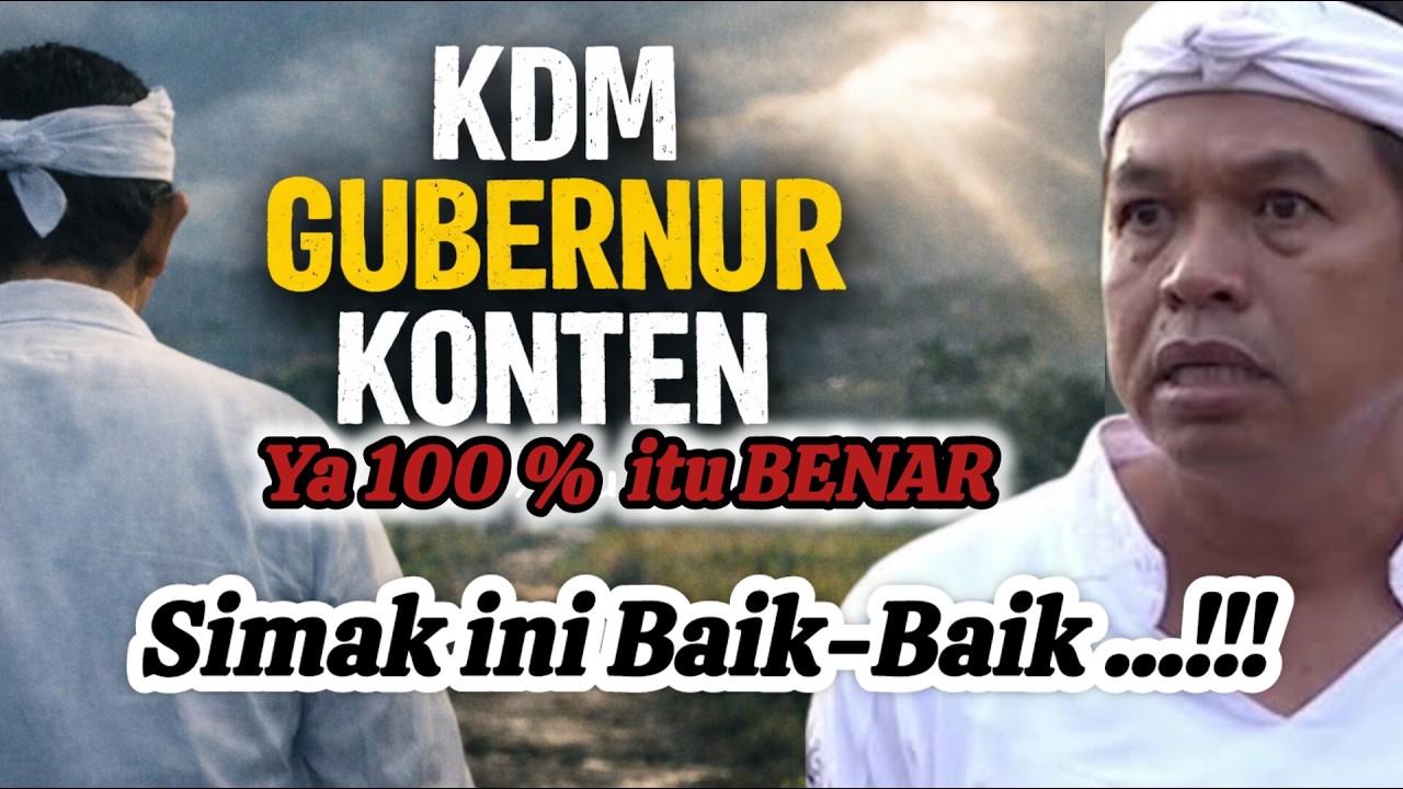 Kisah Inspiratif Gubernur Konten. Ini Makna Kata 