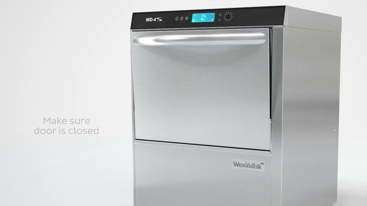 Wexiodisk How To Start your WD-4s Glasswasher &ndash; Quick Guide