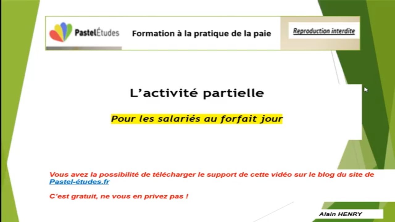 Comment calculer l'indemnité d'activité partielle pour salariés en forfait jours