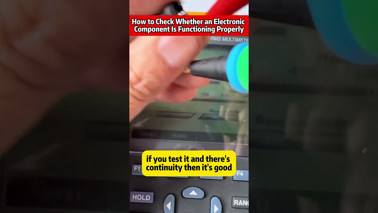 How to Check Whether Electronic Components Are Working Properly#electronicstesting