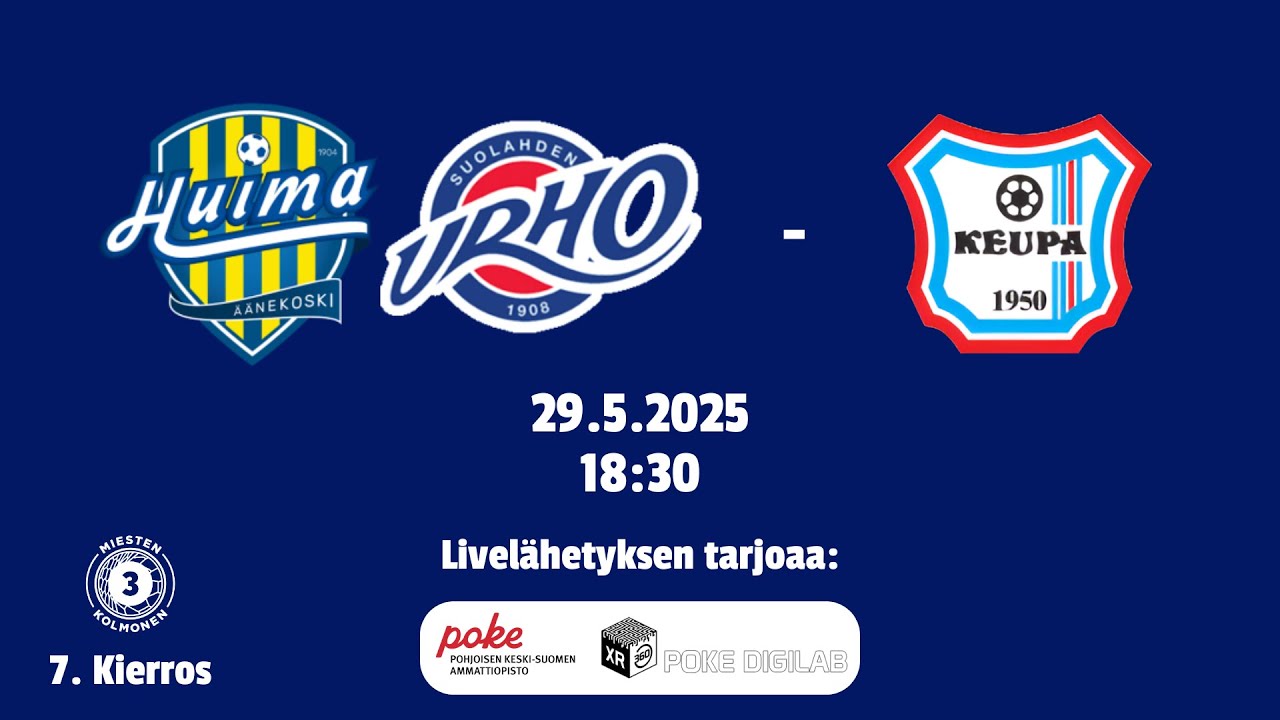 HuimaUrho - KeuPa | Miesten Kolmonen AC1,  7. Kierros 29.5.2025