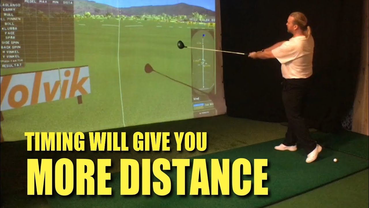 Timing will give you distance...         Golftip with Marcus Edblad