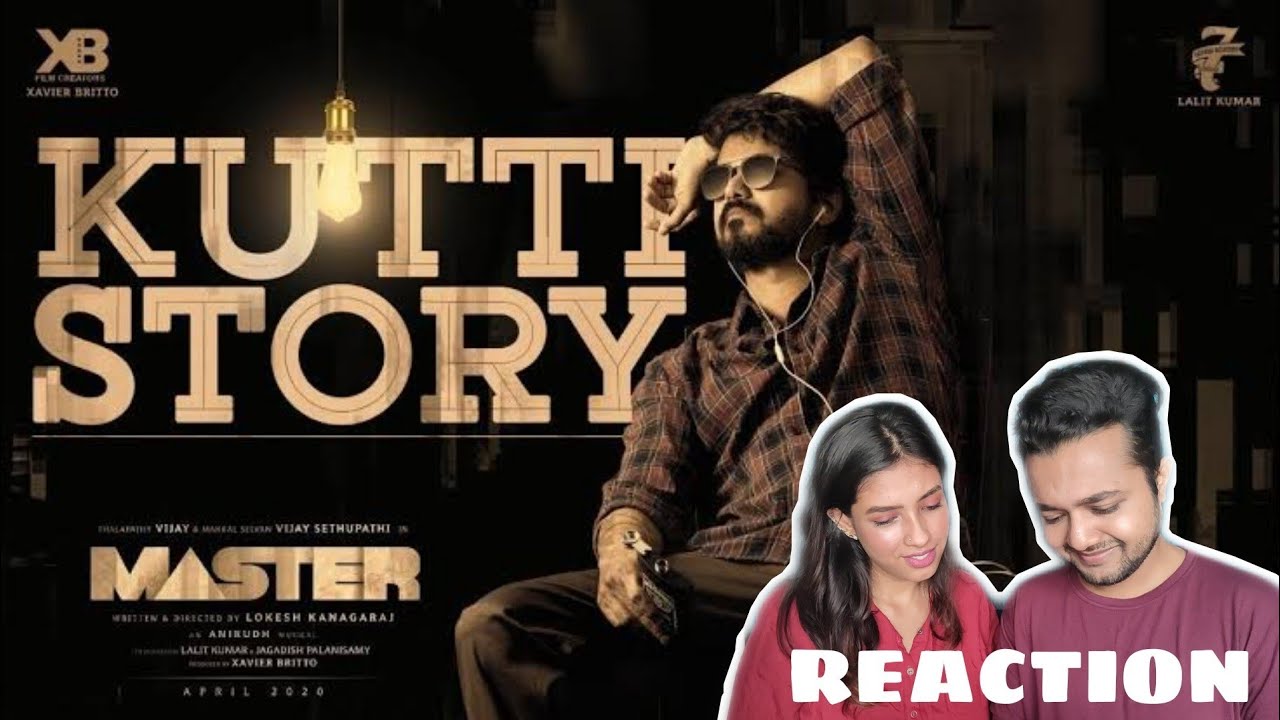 Master - Kutti Story | Thalapathy Vijay | COUPLE REACTION | BOYFRIEND GIRLFRIEND REACTION
