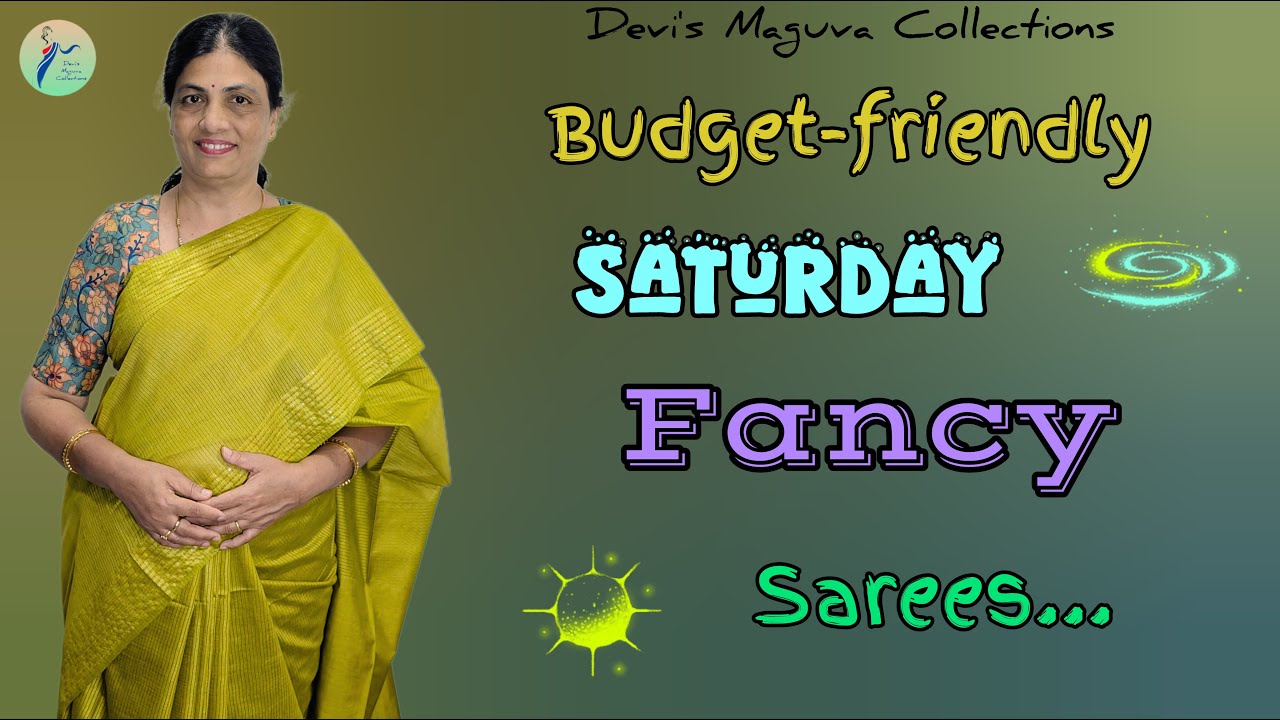💫 Budget-friendly Saturday fancy sarees @ Devi's Maguva Collections||7396841375 #saree