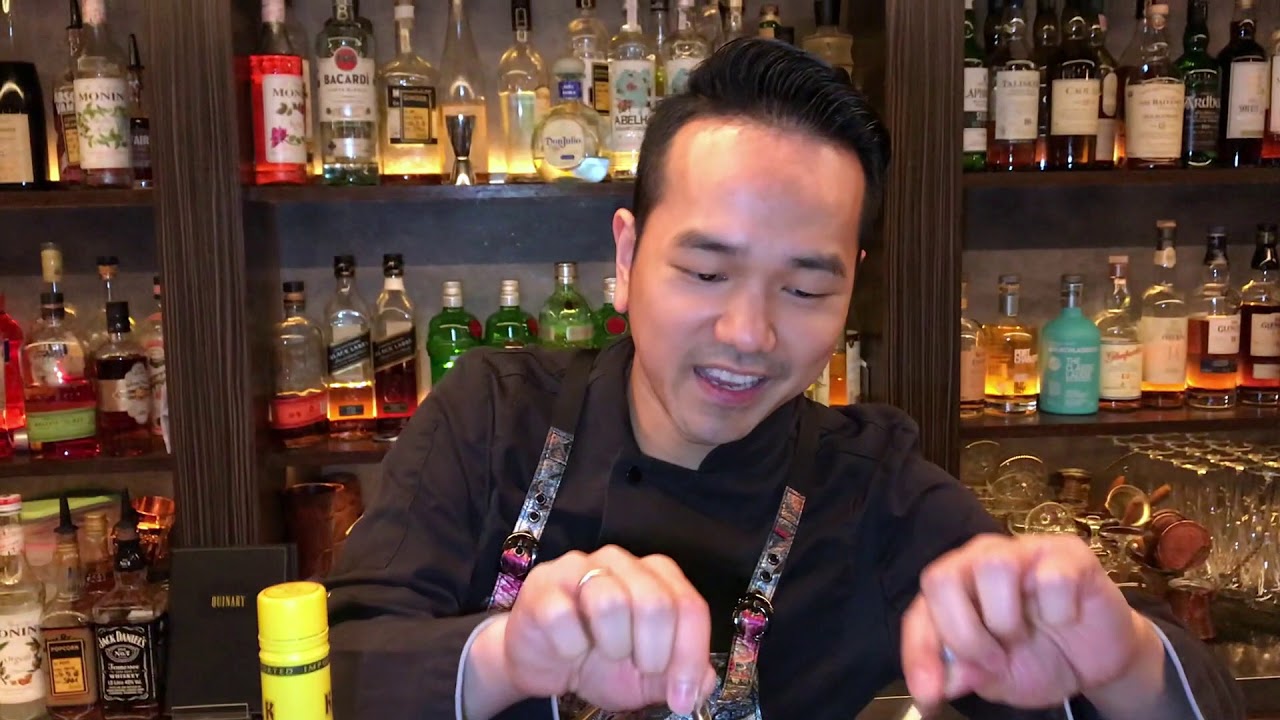 Antonio Lai from Quinary (Hong Kong): Earl Grey Caviar Martini