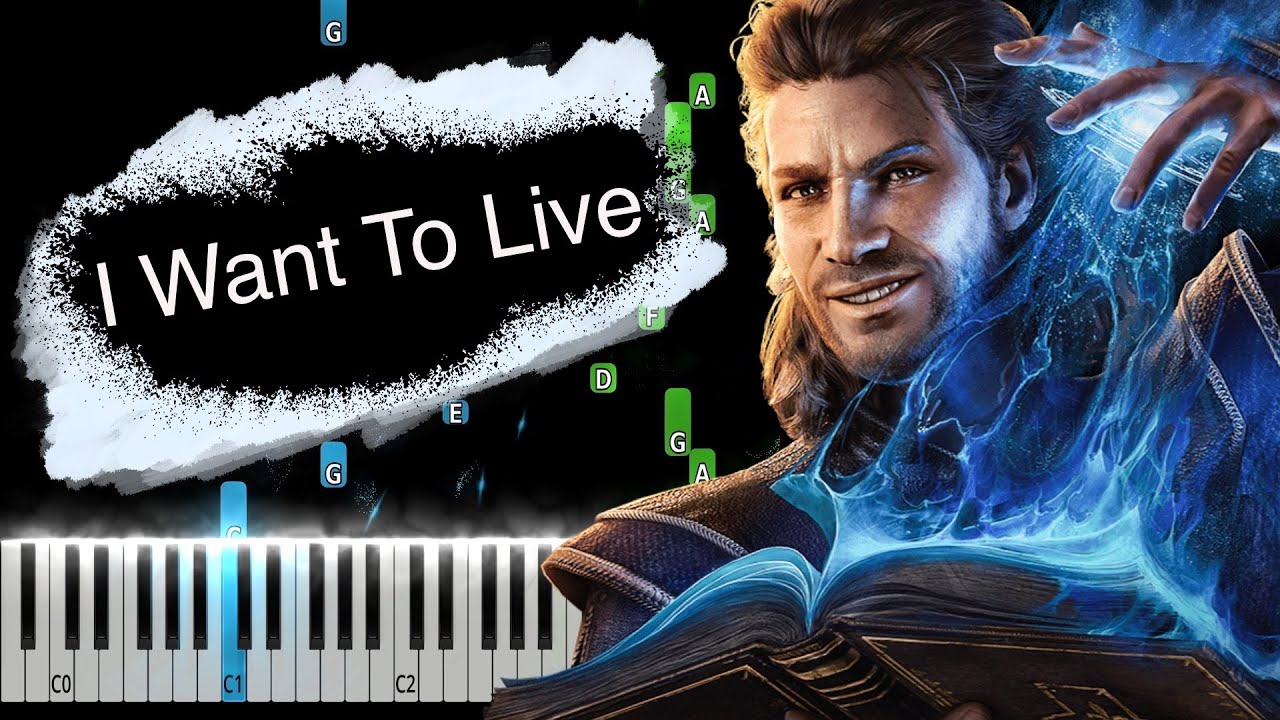 I Want To Live | From Baldur's Gate 3 | Piano Tutorial