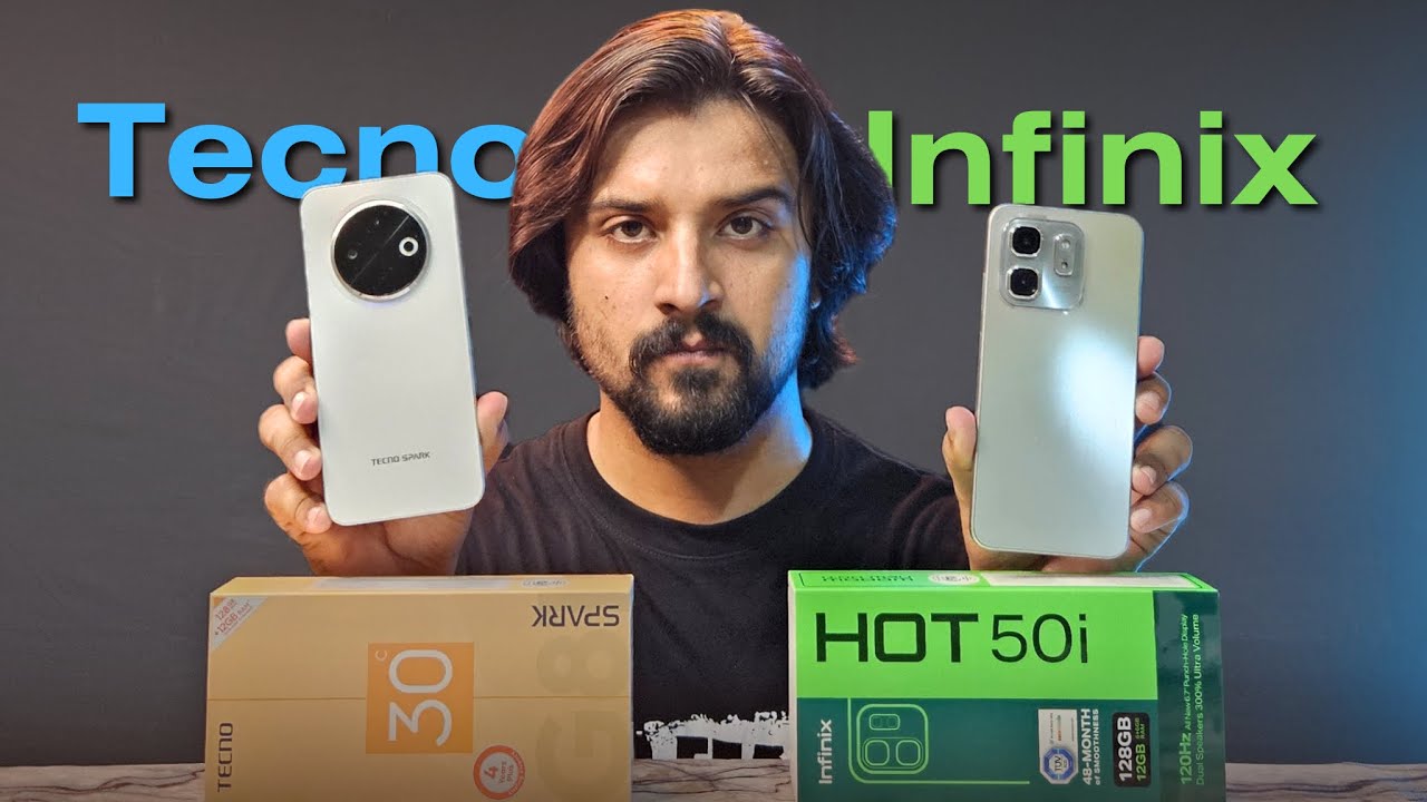 Infinix Hot 50i vs Tecno Spark 30c Comparison - Winner Budget Phone! Infinix vs Tecno⚡️