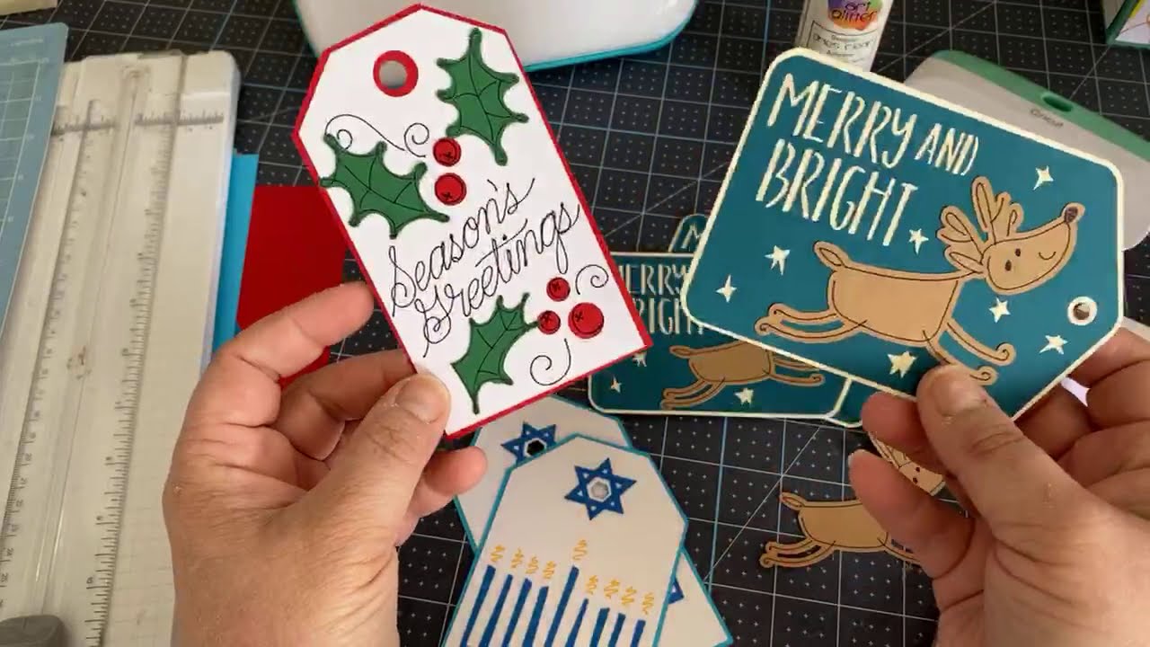 Holiday Gift Tags with Cricut Joy