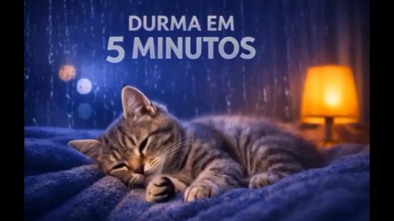 1. Durma em 5 Minutos 😴 Som de Chuva Relaxante para Dormir Profundamente