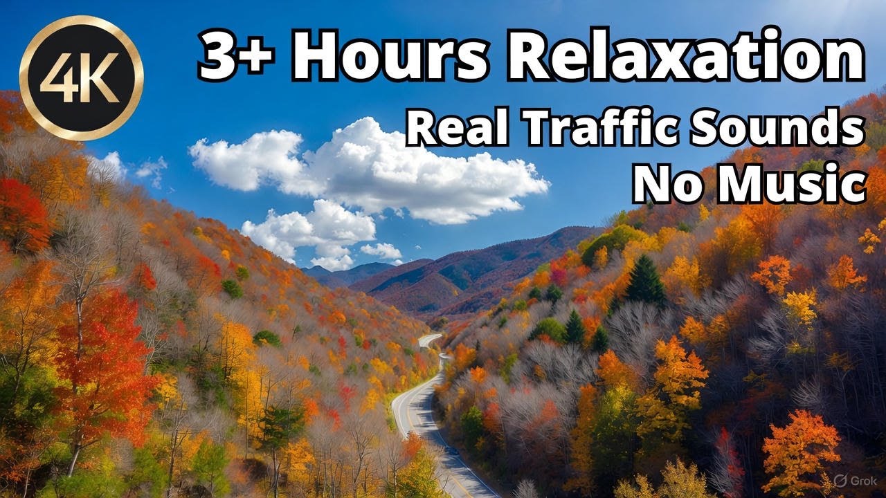 4K Romania Scenic Drive: Horezu to Târgu Mureș Autumn Roads Relaxation (3+ Hours, Real Sounds)