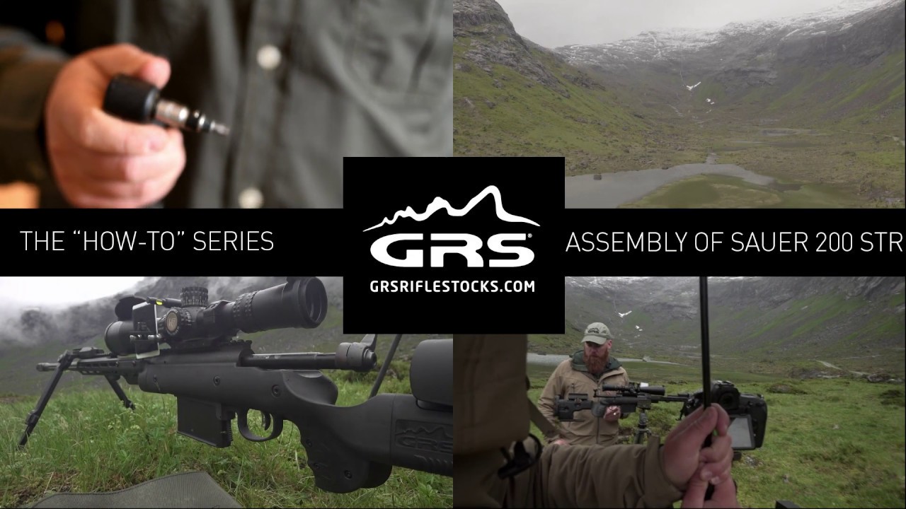 HOW TO ASSEMBLE A GRS BIFROST RIFLESTOCK ON A SAUER 200 STR / SSG 3000