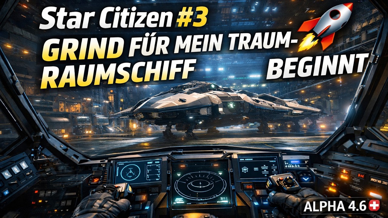 Star Citizen #3 – Grind für mein Traum-Raumschiff beginnt 🚀 | Alpha 4.6 | CH